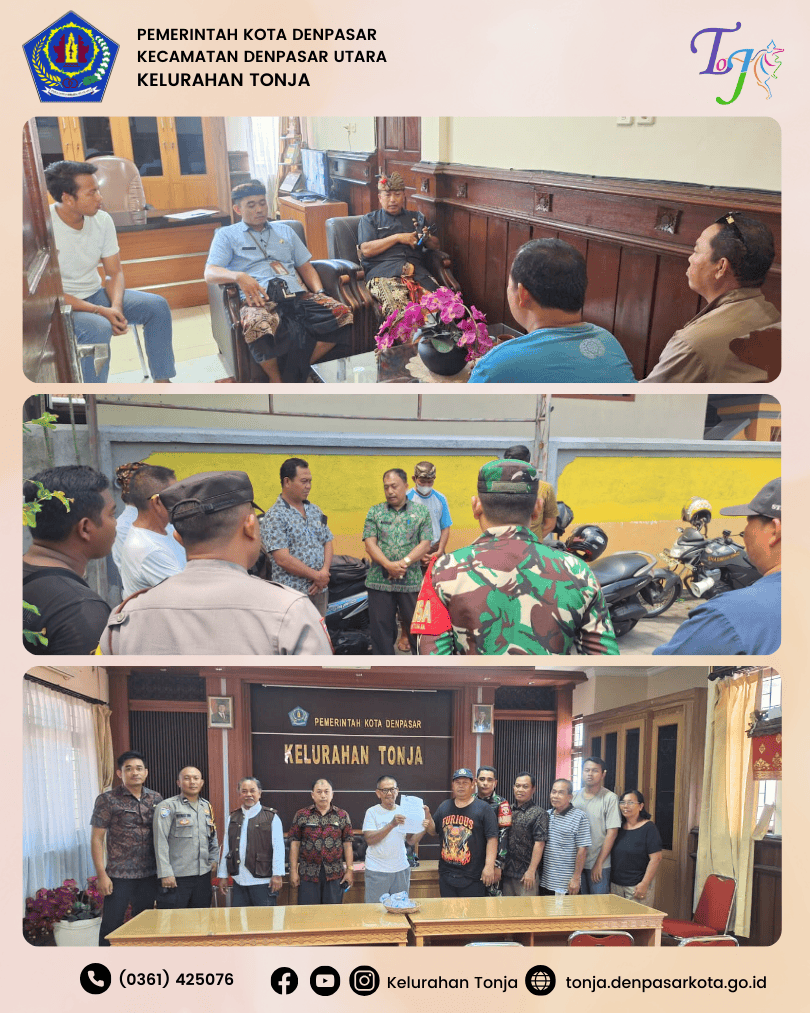 Mediasi Permasalahan Ketertiban Umum Di Jl. Seroja Gg. Rambutan Lingkungan Tegeh Kuri